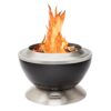Cuisinart 24” Cleanburn Smokeless Fire Pit with Removable Base for Ash, Portable Outdoor Wood Burning Fireplace, Smoke Free Stainless Steel Outdoor Heater, Enhanced Airflow and Easy Cleanup