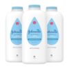 Johnson's Baby Powder, Pure Cornstarch, Aloe & Vitamin E, 22 Ounce (Pack of 3) - Packaging May Vary