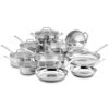 Cuisinart 17-Piece Cookware Set, Chef's Classic Steel Collection 77-17N