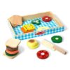 Melissa & Doug Wooden Sandwich-Making Pretend Play F