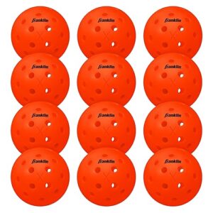 Franklin Sports X-40 Outdoor Pickleballs - Official Ball of USA Pickleball, APP Tour + Pickleball US Open - 3 Packs, 12 Packs, 36 Pickleball Buckets, 50, 100 + 400 Bulk Packs of Regulation Pickleballs