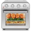 Chefman Air Fryer Toaster Oven Combo, 7-in-1, Convection Oven Countertop Extra Large 19 Quart Oven Air Fryer, Cook a 10-Inch Pizza, 4 Slice Toaster, Integrated Timer, Auto-Shutoff, Stainless Steel