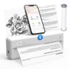 HPRT Wireless Portable Printers - Portable Printers Wireless for Travel, Mobile Office, School, Home - Bluetooth Wireless Printer Compatible with iOS Android