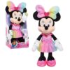 Disney Junior Minnie Mouse Sparkle and Sing 13-inch Feature Plush with Lights and Sounds, Officially Licensed Kids Toys for Ages 3 Up by Just Play