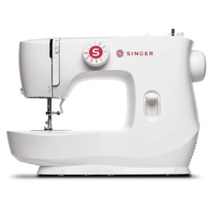 SINGER MX60 Lightweight & Portable Sewing Machine with Accessory Kit & Foot Pedal | 57 Stitch Applications, LED Light & 1-step Buttonhole | Great for Crafts & Mending