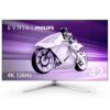 PHILIPS EVNIA 42M2N8900 41.5” 4K OLED Gaming Monitor, 4K UHD, 138Hz 0.1ms GtG, FreeSync Premium, HDR10, USB-C Docking, KVM, 10W Speakers + DTS Sound, Ambiglow, 4-Year Advance Replacement