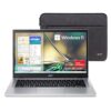 acer Aspire 3 A315-24PT-R0UX Slim Laptop, 15.6" Full HD IPS Touch Display, AMD Ryzen 5 7520U Quad-Core Processor, AMD Radeon Graphics, 16GB LPDDR5, 512GB NVMe SSD, Wi-Fi 6, Windows 11 Home