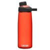 CamelBak Chute Mag BPA Free Water Bottle with Tritan Renew - Magnetic Cap Stows While Drinking, 25oz, Fiery Red