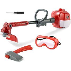 Toy Choi's Toy Trimmer - Power Construction Kids Trimmer,Outside Pretend Play Garden Toy with Light Sound,Educational Gift Kid Toddler Tool Set for Boy Girl Age 3, 4, 5,6,7+