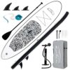 FEATH-R-LITE Inflatable Ultra-Light 10'x30'/10'6"×33" Stand Up Paddle Board for All Skill Levels with Premium SUP Paddleboard Accessories,Non-Slip Comfort Deck for Youth & Adults.