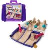 Kinetic Sand, Folding Sand Box with 2lbs Play Sand, 7 Molds & Tools, Sensory Toys, Christmas Gifts for Kids Ages 3+