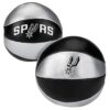 Franklin Sports NBA Toy Basketballs - 2 Pack of Kids Soft Mini Basketballs for Over the Door + Indoor Hoops - NBA Fan Shop Kids Soft Toy Basketballs - (2) Mini Balls Included