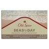 Old Spice Men's Bar Soap, Seas The Day Eucalyptus and Coconut Cream Scent, 10x More Moisturizers for Smooth Skin with Mild Exfoliators & Plant Based Cleansers, 5.0 oz