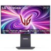 LG 32GS95UE 32-inch Ultragear OLED Dual Mode Gaming Monitor 4K UHD 1440p 240Hz 0.03ms AMD FreeSync Premium Pro NVIDIA G-Sync HDMI 2.1 DisplayPort Tilt/Height/Swivel Stand Black