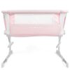 Baby Delight Beside Me Dreamer Bassinet | Bedside Sleeper | 6-Position Height Adjustment | Peony Pink