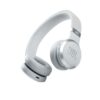 JBL Live 460NC wireless on-ear Noise Cancelling headphones with 50H battery, microphone for calls, lightweight and comfortable, and Alexa Built-in (Optimized for Android), iOS compatible (White)