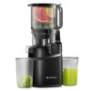 AMZCHEF Cold Press Juicer, 5.3" Self-Feeding Juicer Machines for Whole vegetable & fruit, Masticating Juicer Easy to Clean, High Juice Yield, Large Auger, Triple Strainers, Black