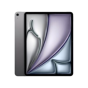 Apple iPad Air 13-inch (M2): Built for Apple Intelligence, Liquid Retina Display, 128GB, 12MP Front/Back Camera, Wi-Fi 6E, Touch ID, All-Day Battery Life — Space Gray
