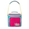 Igloo Retro 90s Lunch Coolers, Insulated Lunch Bag, Square Lunch Box Cooler with Front Pocket & Adjustable Strap