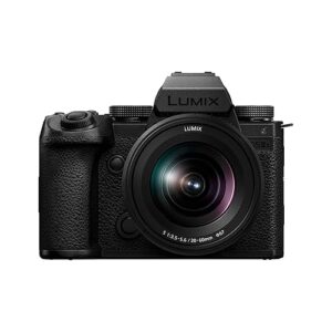 Panasonic LUMIX S5IIX Mirrorless Camera, 24.2MP Full Frame with Phase Hybrid AF, Unlimited 4:2:2 10-bit Recording, 5.8K Pro-Res, RAW Over HDMI, IP Streaming with 20-60mm F3.5-5.6 Lens - DC-S5M2XKK