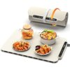 Food Warming Mat, iTRUSOU Electric Warming Tray Full Surface Heating to Keep Food Warm or Thawing, Versatile Food Warmer with 3 Temperature Setting for Parties Buffets Gatherings Holidays Daily Use