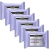 Neutrogena Makeup Remover Night Calming Cleansing Towelettes, Disposable Nighttime Face Wipes to Remove Dirt, Oil & Makeup, 25 ct