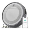 Lefant M310 Robot Vacuum Cleaner,4500Pa Strong Suction, Slim Design, Quiet, PreciSense Obstacle Avoidance, WiFi/App/Voice Control, 160-Min Runtime, Self-Charging, for Pet Hair and Hard Floors, Gray