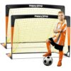 Soccer Goal 7'x5', 6.6‘x3.3', 5'x3.6', 4'x3', 3'x2.2' Soccer Net for Kids Backyard