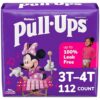 Pull-Ups Girls' Potty Training Pants, Size 3T-4T Training Underwear (32-40 lbs), 112 Count (4 Packs of 28)