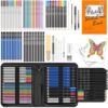Art Supplies for Adults Kids, 81-Pack Pro Art Kit Drawing Pencils Set, Drawing Supplies Sketch Book, Sketching Pencils Kits, Graphite Pencils, Charcoal Pencils, Watercolor Metallic Sketch Art Pencils