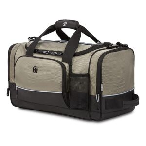 SwissGear Apex Duffle Bag for Travel and Gym with Bungee-Cord System