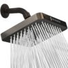 SparkPod Shower Head - High Pressure Rain - Premium Quality Luxury Design - 1-Min Install - Easy Clean Adjustable Replacement for Your Bathroom Shower Heads (Vintage Oil Rubbed Bronze, 6 Inch Square)