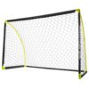 Franklin Sports Portable Soccer Goal - Kids Backyard Soccer Net - 6 x 4 Foot - All-Weather, Durable, Easy Storage - Blackhawk Goal