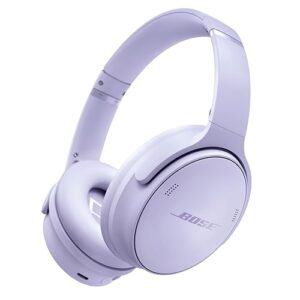 Bose QuietComfort Bluetooth Headphones, Wireless Headphones, Over Ear Noise Cancelling Headphones with Mic, Up to 24 Hours of Battery Life, Chilled Lilac - Limited Edition Color