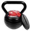 Yes4All Powder Coated Cast Iron Kettlebell Strength Training Kettlebells Weight Set for Full Body Workout, Home Gym