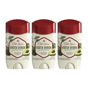 Old Spice Men's Antiperspirant & Deodorant Vista Verde Avocado Oil, 2.6oz (Pack of 3)