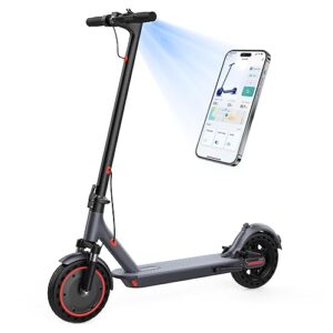 Electric Scooter for Adults, 8.5"/10" Tires, 19/22Mph, 350W/500W Motor, 21-28 Miles Range, Folding E-Scooter with Dual Suspension and Braking System, App Control(V1/SPRO/MAX)