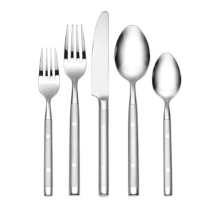 Hampton Forge Hampton Signature – Shangrila – 20 Piece Flatware Set, Service for 4,Silver
