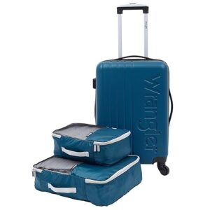 Wrangler Luggage Set, Blue, 20" Carry-On