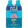 Coppertone Sunscreen Spray SPF 50, Broad Spectrum, Water Resistant for Kids, #1 Pediatrician Recommended Brand, 5.5 Ounce (Pack of 2)