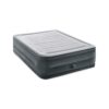 Intex 64417ED 22in Queen Dura-Beam Comfort Plush High-Rise Inflatable Air Mattress with Built in Pump for Travel and Camping, 600lb Weight Capacity