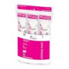 Swisspers Premium Exfoliating Cotton Rounds – 80 Count (Pack of 3) – 100% Pure Cotton, Dual-Sided Surface Pads for Gentle Exfoliation, Optimal Cleansing and Makeup Removal