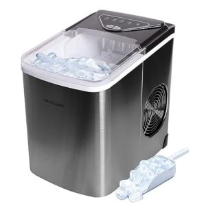 Frigidaire EFIC123-SS Counter Top Maker, Produces 26 pounds Ice per Day, Stainless Steel  GPT Short Title: