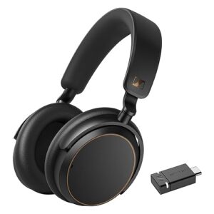 Sennheiser ACCENTUM Wireless Bluetooth Headphones - 50-Hour Battery Life, Audio, Hybrid Noise Cancelling (ANC), All-Day Comfort and Clear Voice Pick-up for Calls, Black/Copper