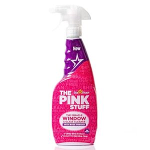 The Pink Stuff Stardrops Miracle Window and Glass Cleaner with Rose Vinegar Spray 750ml 20759