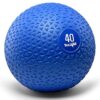 Yes4All Slam Ball, 10-40lb Medicine Ball, Durable PVC Sand Filled Workout Dynamic Weighted Balls for Exercise Core Strengthen