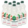 Seventh Generation Dish Soap Liquid Summer Orchard Scent Pack of 6 Dishwashing Soap Dish Detergent Liquid Soap 19 oz