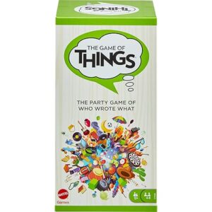 Mattel Games The Game of Things Party Board Game for Teens, Adults, Family Nighs & Parties, Includes Erasable Boards & Wet Erase Markers