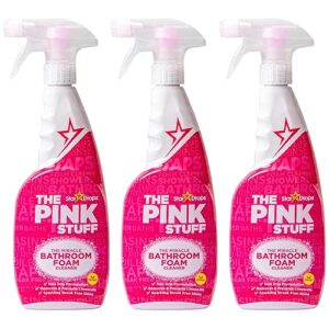 Stardrops - The Pink Stuff - The Miracle Bathroom Foam Cleaner 750ml 3-Pack Bundle (3 Bathroom Foam Spray)