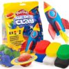 Play-Doh Brand Air Dry Clay, 6 Vibrant Clay Colors, Soft & Ultra Light Modeling Clay for Kids, Moldable, Paintable, Crumble-Free